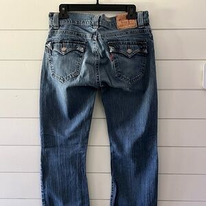 Vintage Style Women’s Low Flare 542 Levi Jeans Size 8 Medium